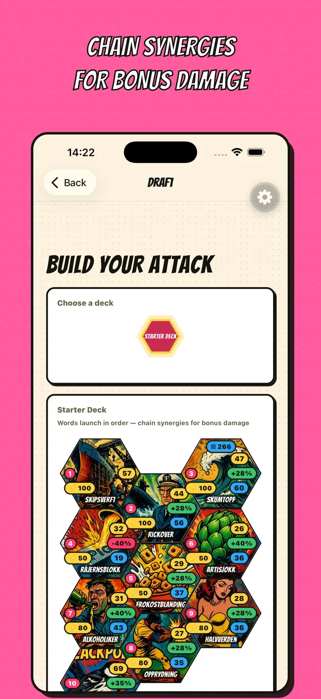 CHAIN SYNERGIES FOR BONUS DAMAGE